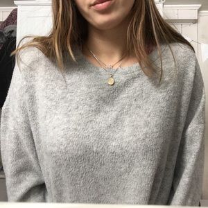 Urban Outfitters fuzzy grey sweater
